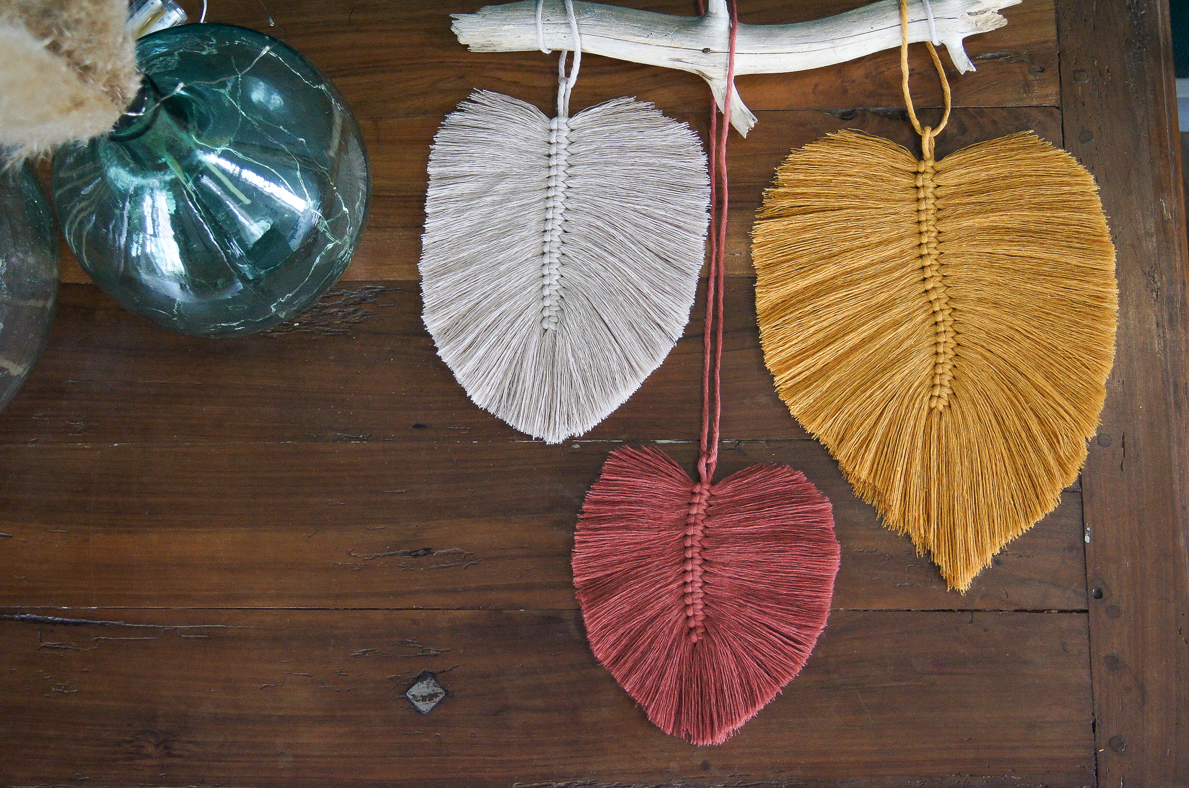 DIY : Feuilles en macramé